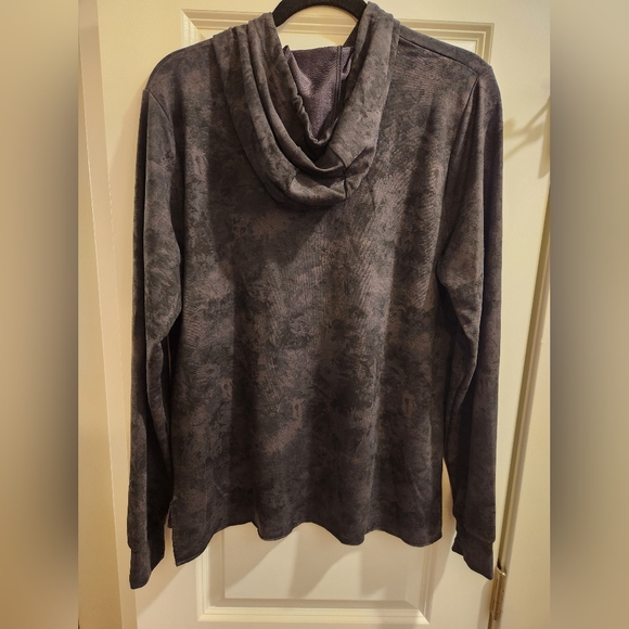 Women's Under Armour UA Rival Terry Printed Hoodie Tie Dye Print NEW - Large - Picture 2 of 5